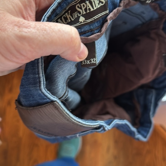 Jack of Spades High Roller Comfort Fit Men’s Blue Denim Jeans size 33x32 - Picture 6 of 6